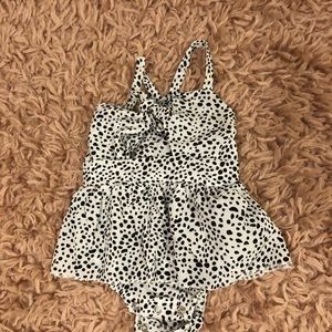 Baileys blossoms skirted romper
